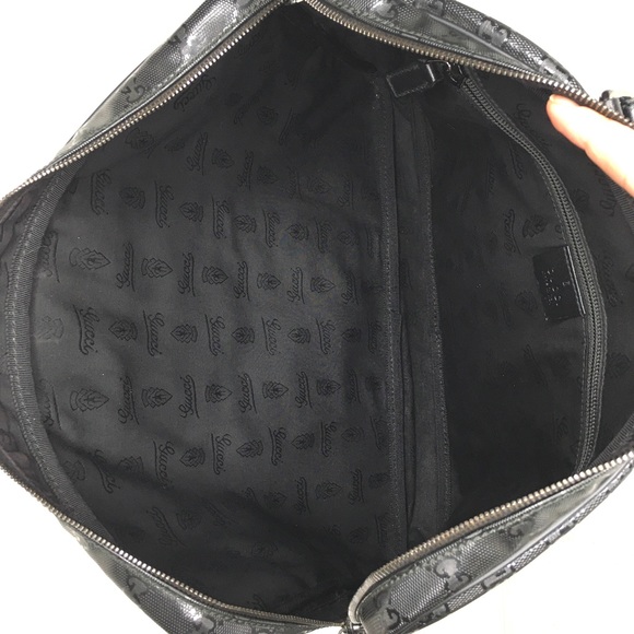 Authentic Gucci unisex black laptop bag - Picture 10 of 16